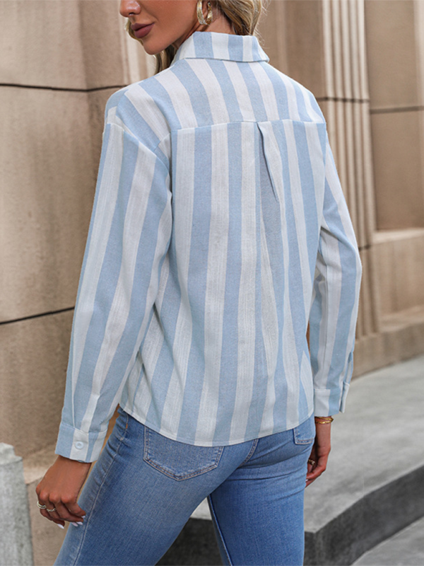 Long Sleeve Striped Shirt