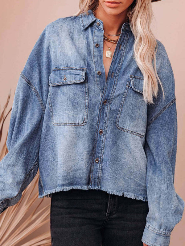 Denim Long Sleeve Shirt