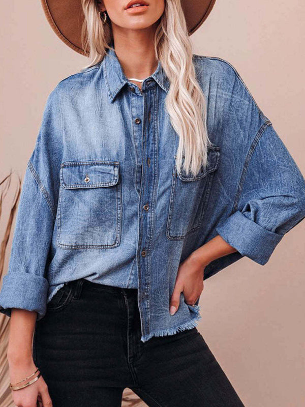 Denim Long Sleeve Shirt