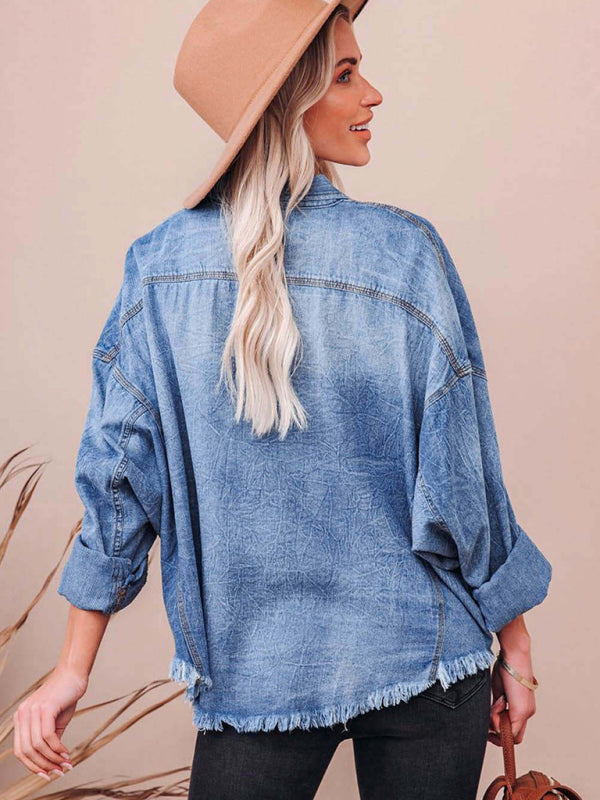 Denim Long Sleeve Shirt