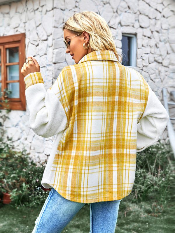 Casual Jacket with Plaid