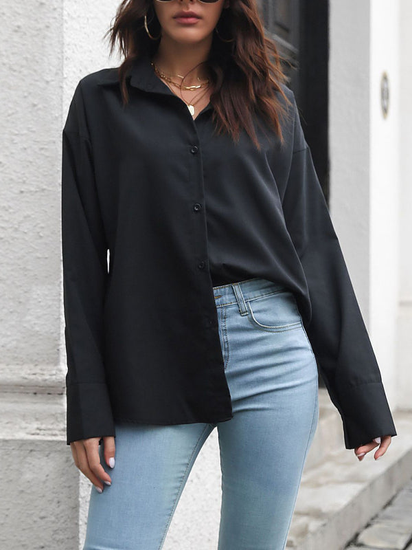 Long Sleeve Plain Shirt