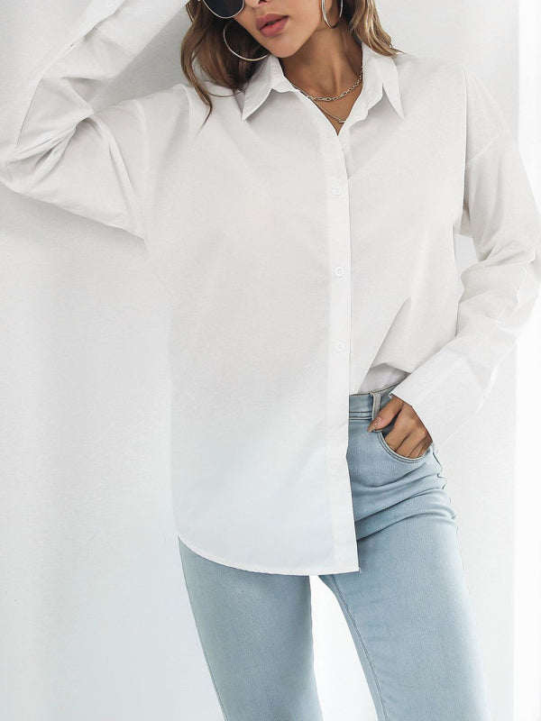 Long Sleeve Plain Shirt