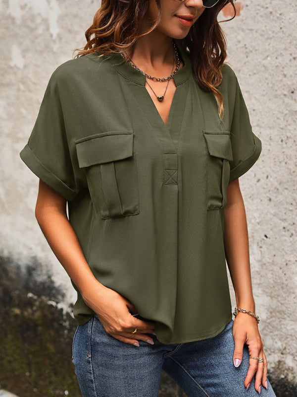 Shortsleeve Solid Colour Top
