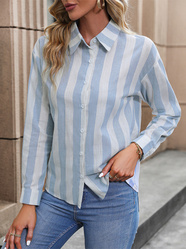 Long Sleeve Striped Shirt