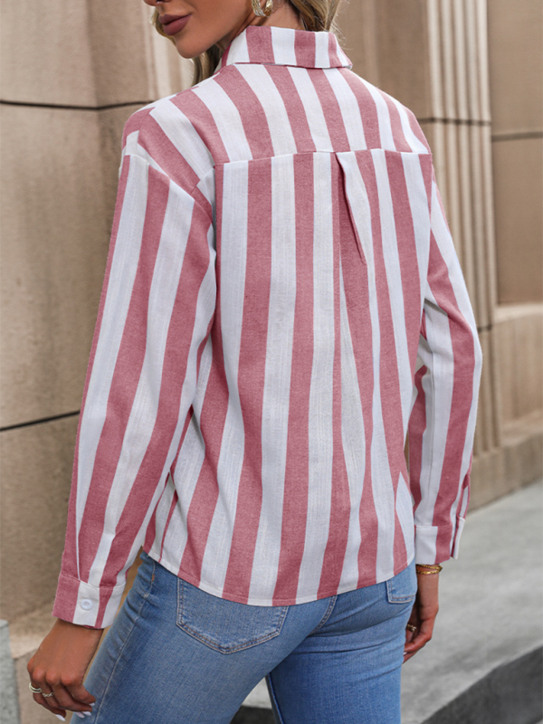 Long Sleeve Striped Shirt