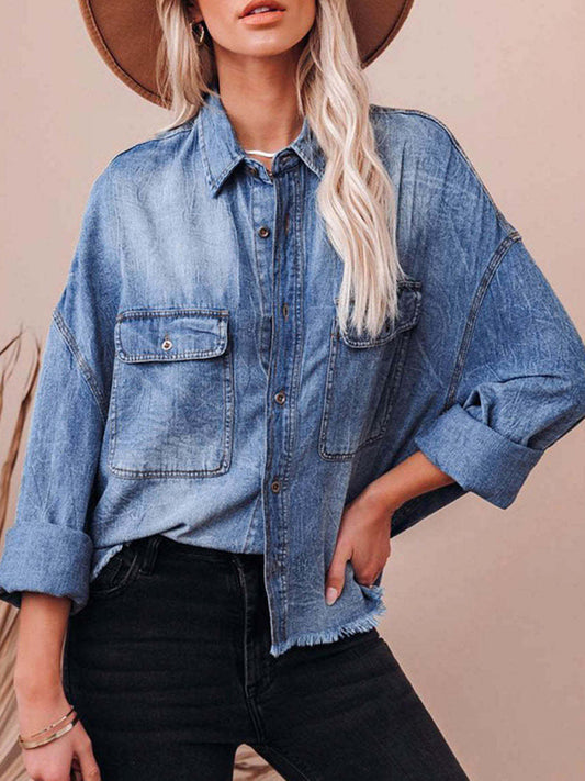 Denim Long Sleeve Shirt